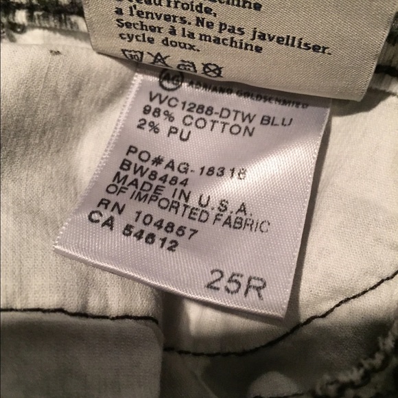 AG the Legging Super Skinny baby cord jeans 25 R - Picture 3 of 4